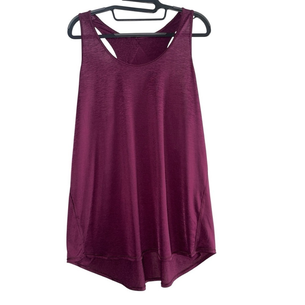 Lululemon Athletica Women's Essential Pleated Marvel Red Purple Tank M/L (8-10) - Picture 10 of 12